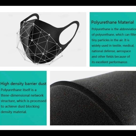 (3)Premium Nylon & Spandex Breathable Face Shield - Picture 4 of 6